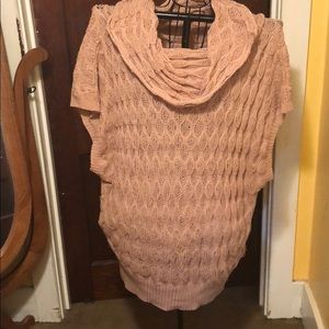 Mauve short sleeve sweater size 3x